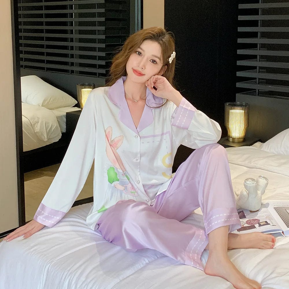 SPS - Ice Silk Pajama Suit