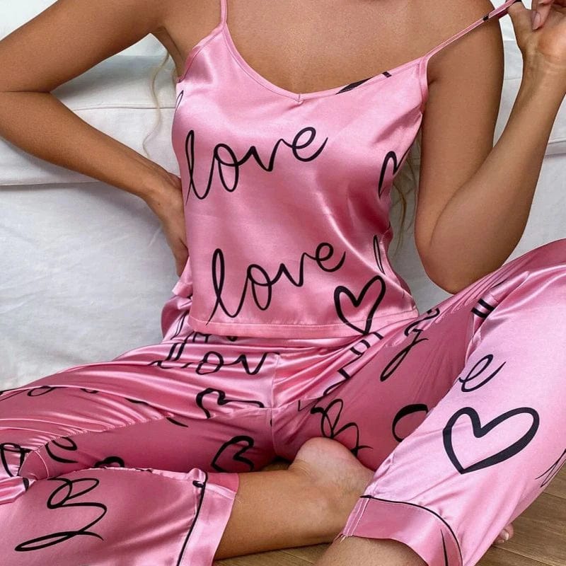 SPS - Heart Print Pajama Set