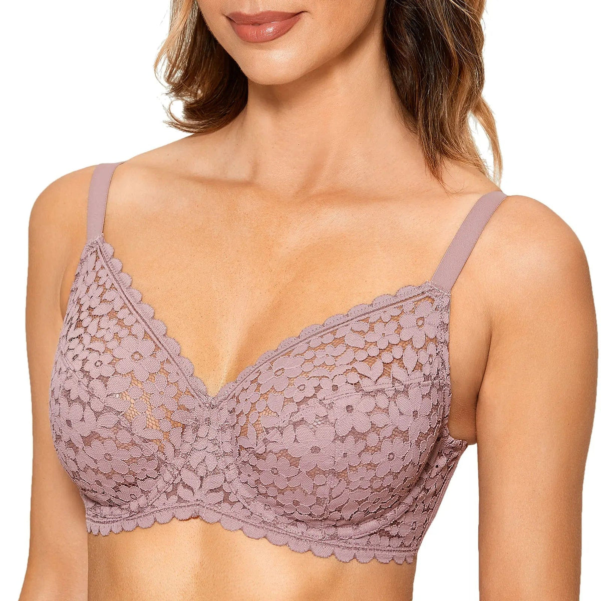 SPS - Floral Lace Minimizer Bra