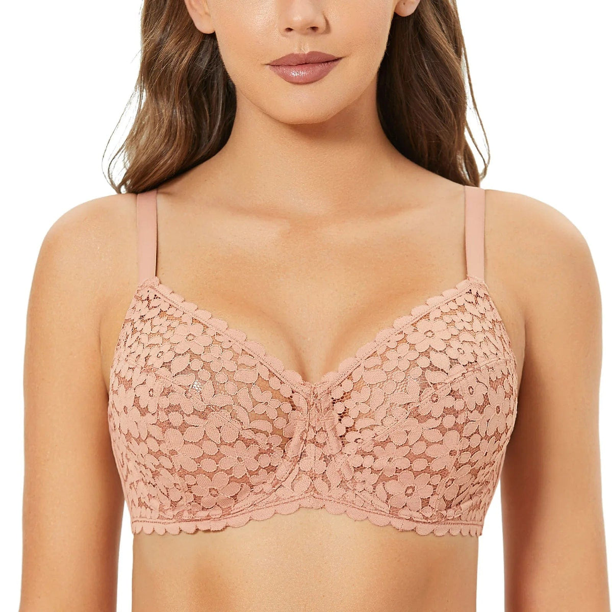 SPS - Floral Lace Minimizer Bra