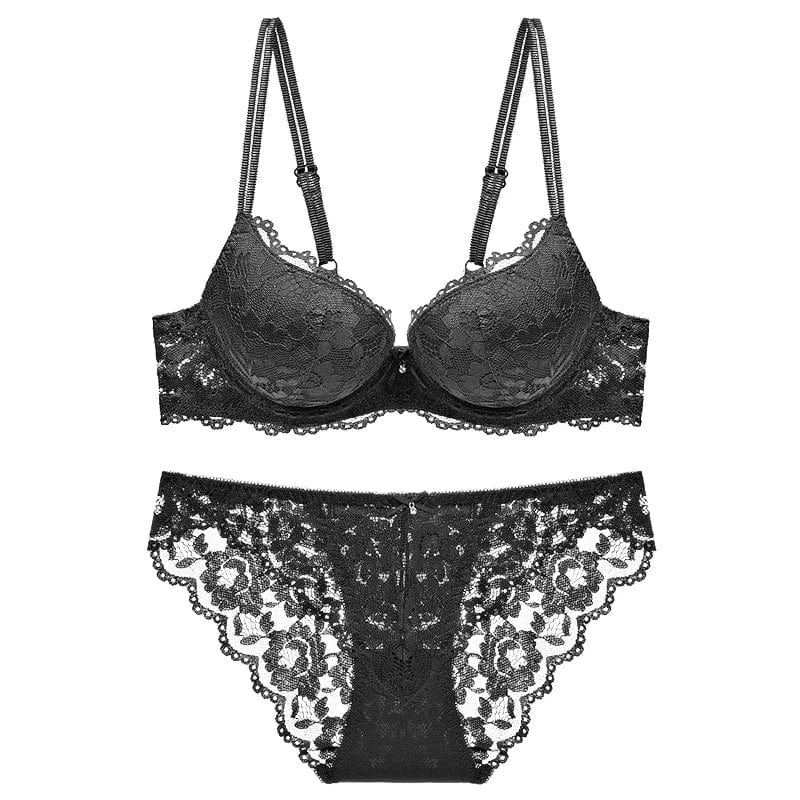 SPS - Logirlve Push-Up Lace Bra Set