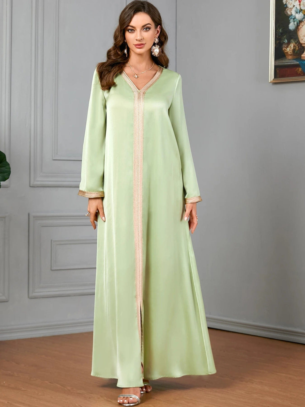 SPS - 2Piece Elegant Muslim Abaya