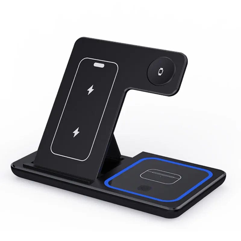 SPS - 30W LED 3-in-1 iPhone Foldable Wireless Charger