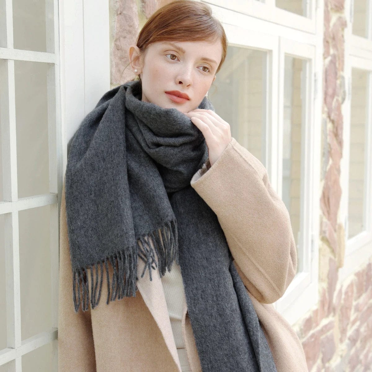 SPS - Women's Thick Cashmere Wool Scarf