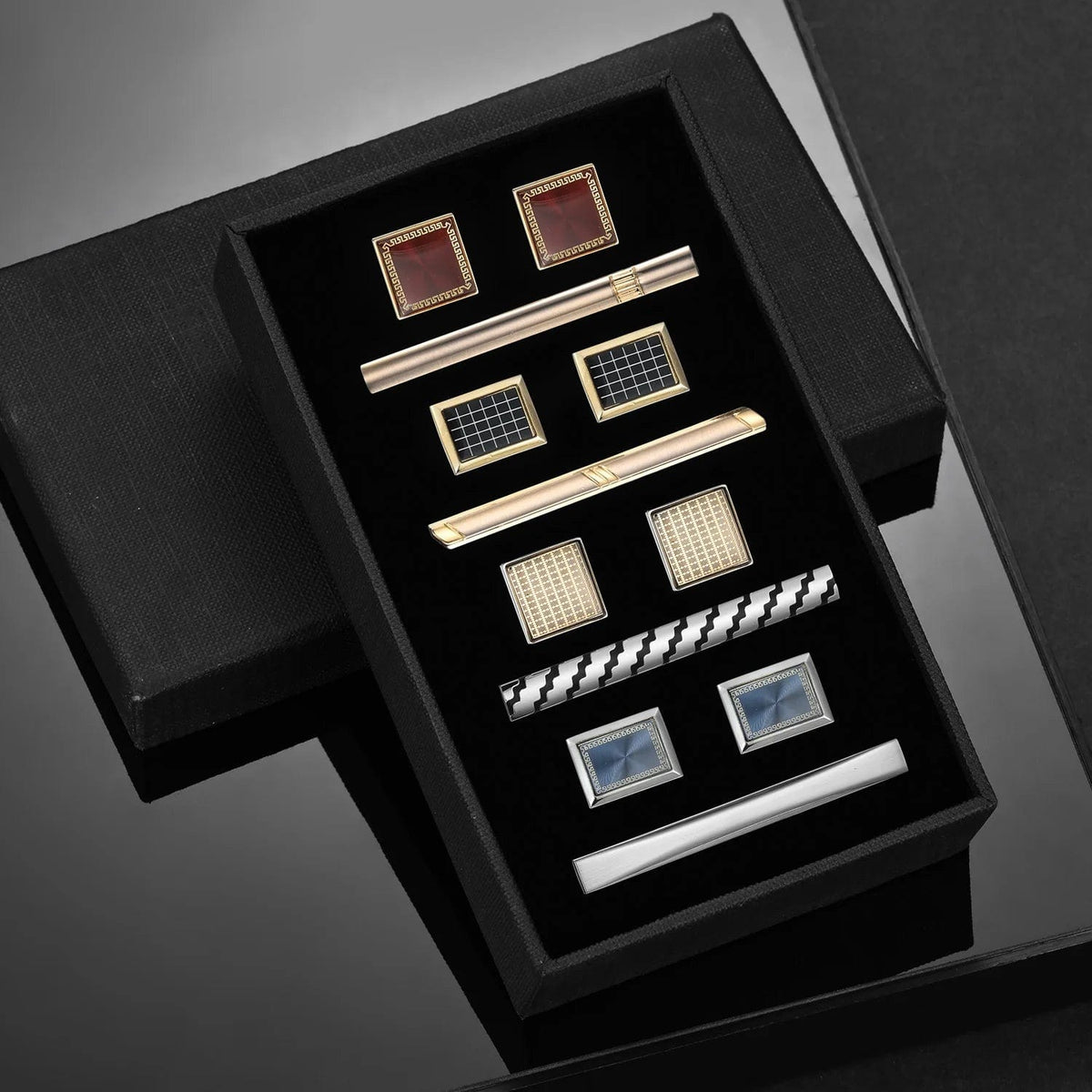 SPS - Tie Clips & Cufflinks Gift Set