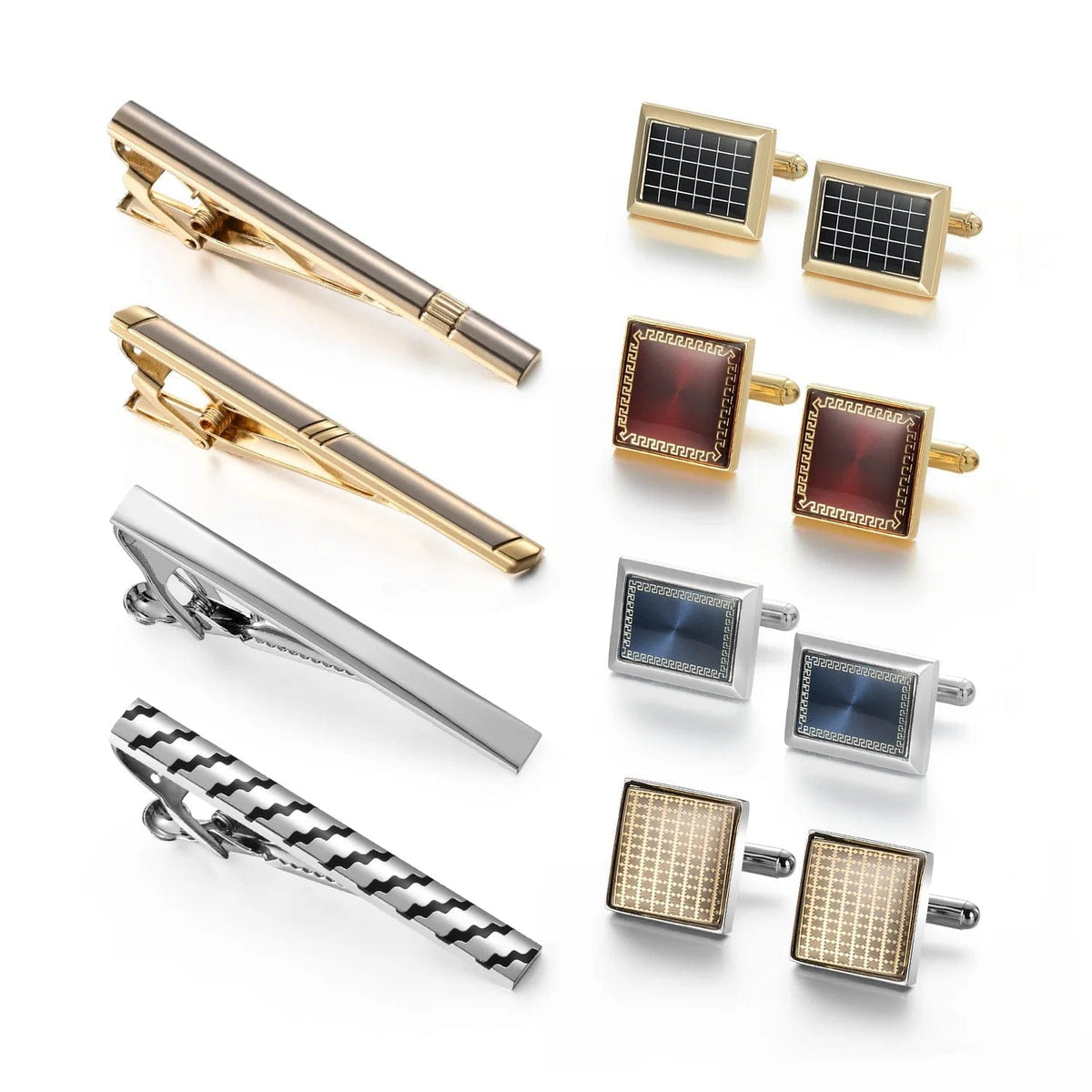 SPS - Tie Clips & Cufflinks Gift Set