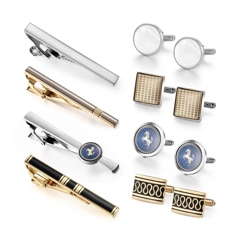 SPS - Tie Clips & Cufflinks Gift Set