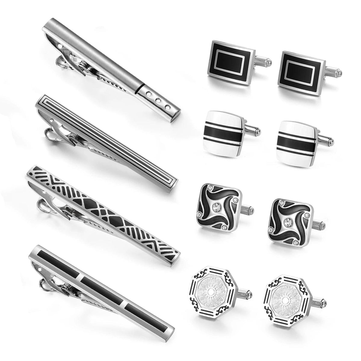 SPS - Tie Clips & Cufflinks Gift Set