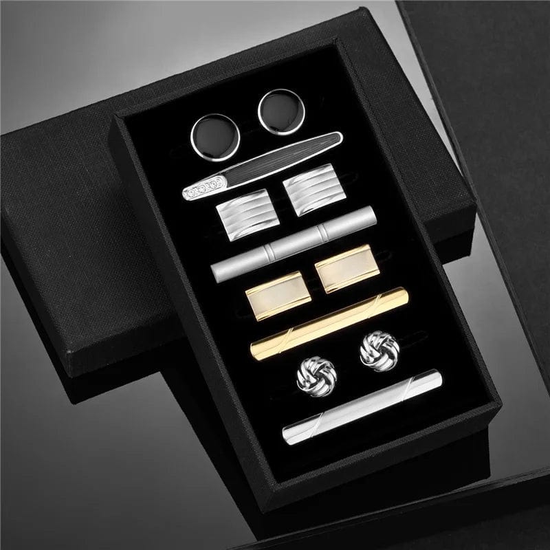 SPS - Tie Clips & Cufflinks Gift Set