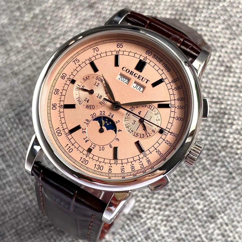 SPS - Corgeut 42mm Men's Rose Gold Watch