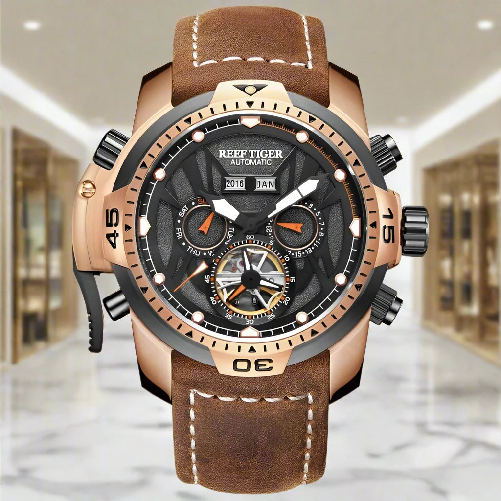 SPS - Reef Tiger Rose Gold Sport Watch