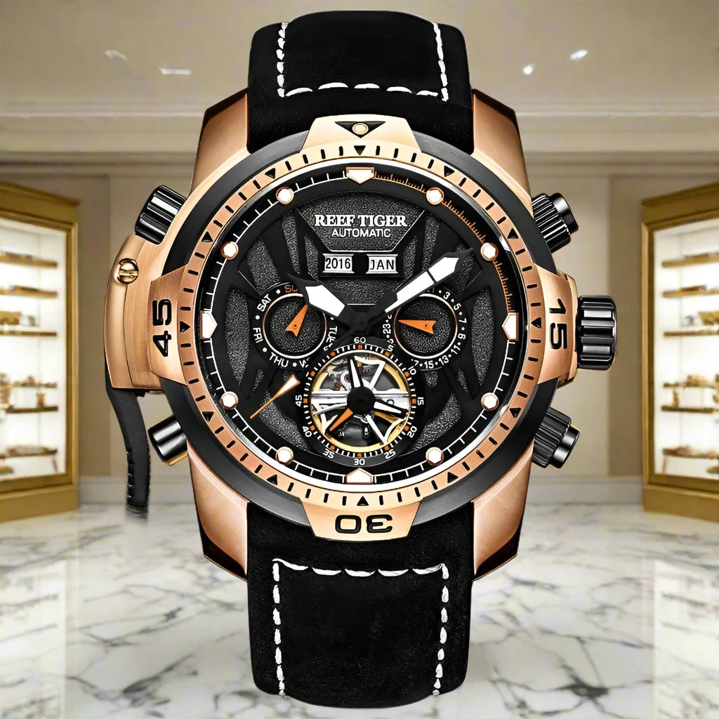 SPS - Reef Tiger Rose Gold Sport Watch