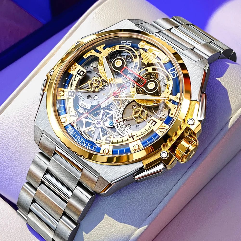 SPS - OUPINKE Luxury Skeleton Watch