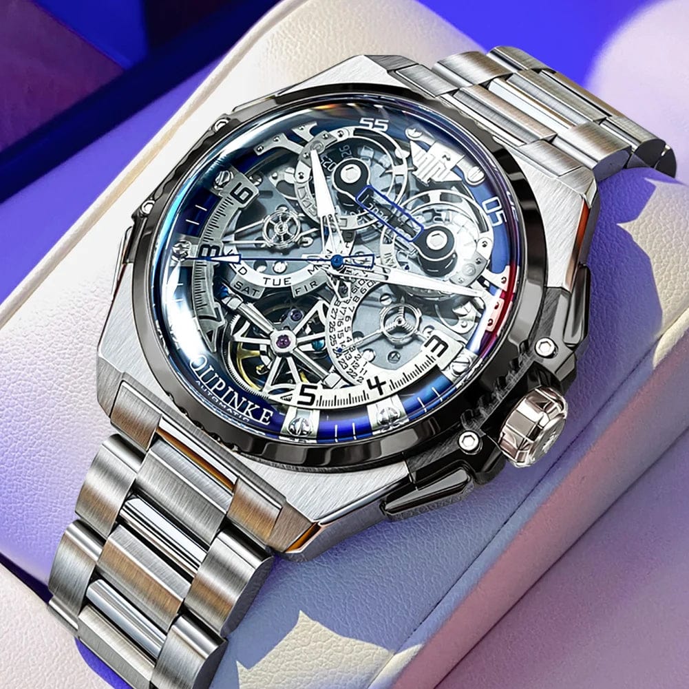 SPS - OUPINKE Luxury Skeleton Watch