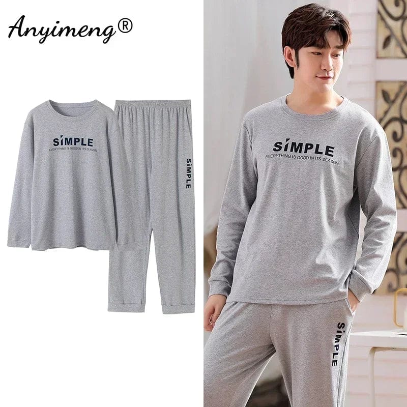 SPS - Men Pajamas Autumn Winter