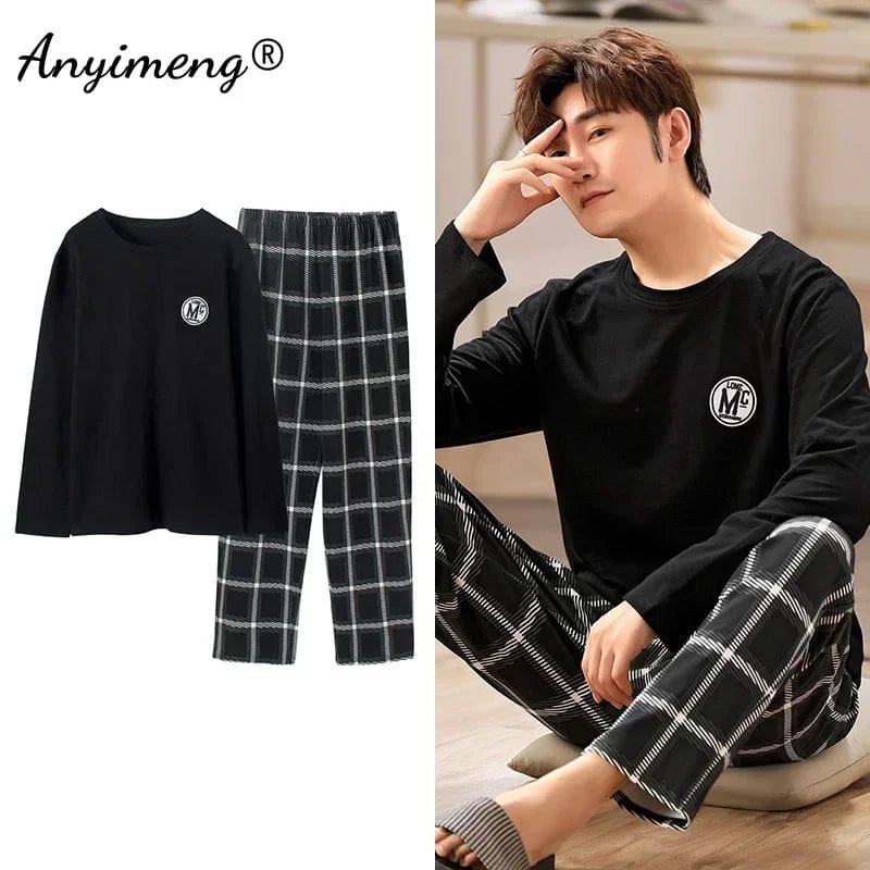 SPS - Men Pajamas Autumn Winter