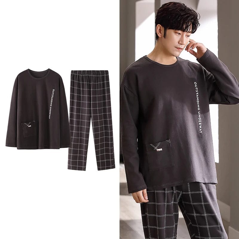 SPS - Men Pajamas Autumn Winter