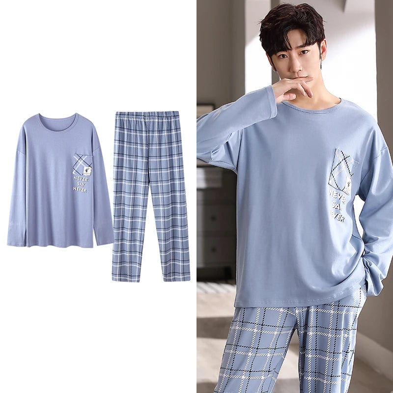 SPS - Men Pajamas Autumn Winter