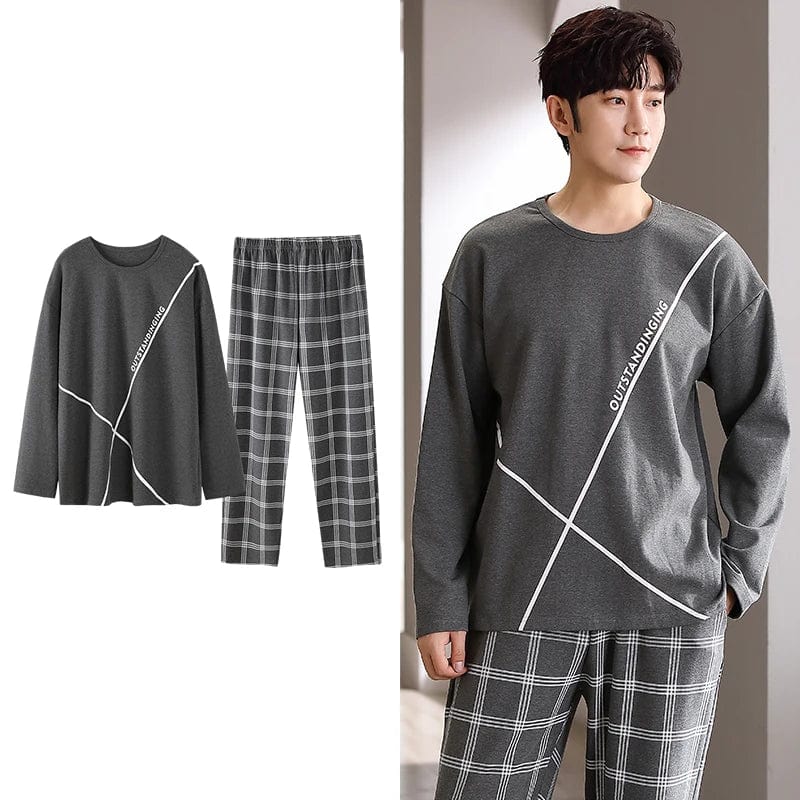 SPS - Men Pajamas Autumn Winter