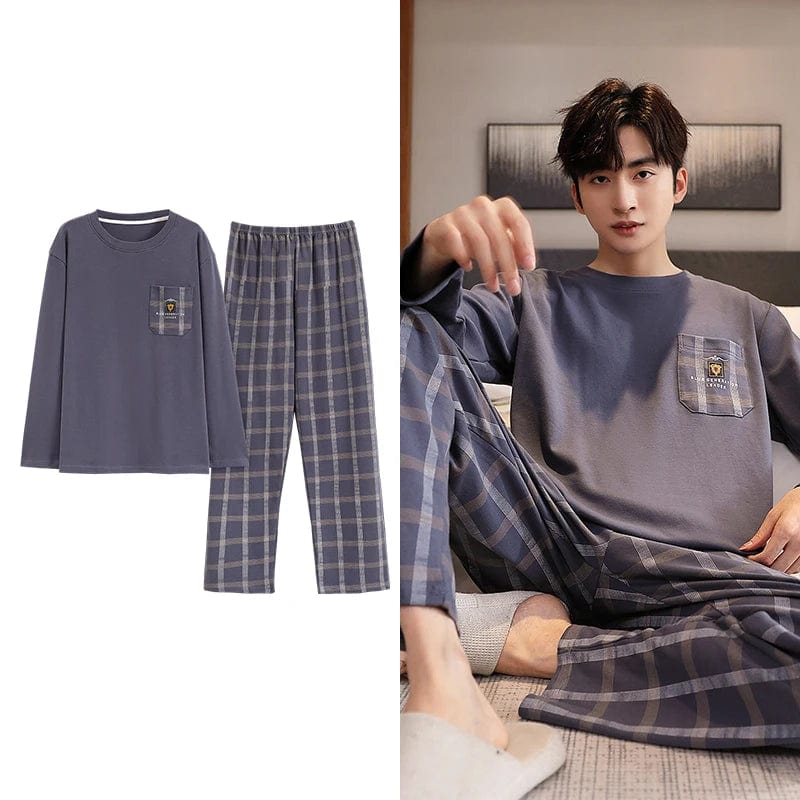 SPS - Men Pajamas Autumn Winter