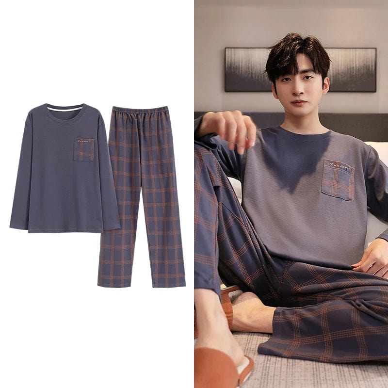 SPS - Men Pajamas Autumn Winter