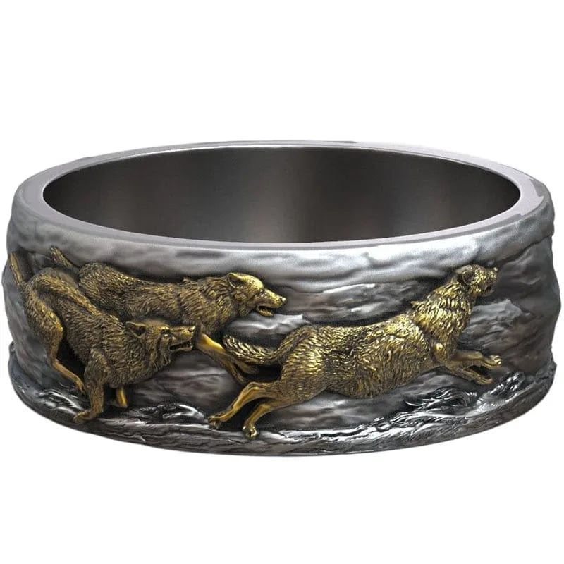 SPS - 8.5g Running Wolves Ring