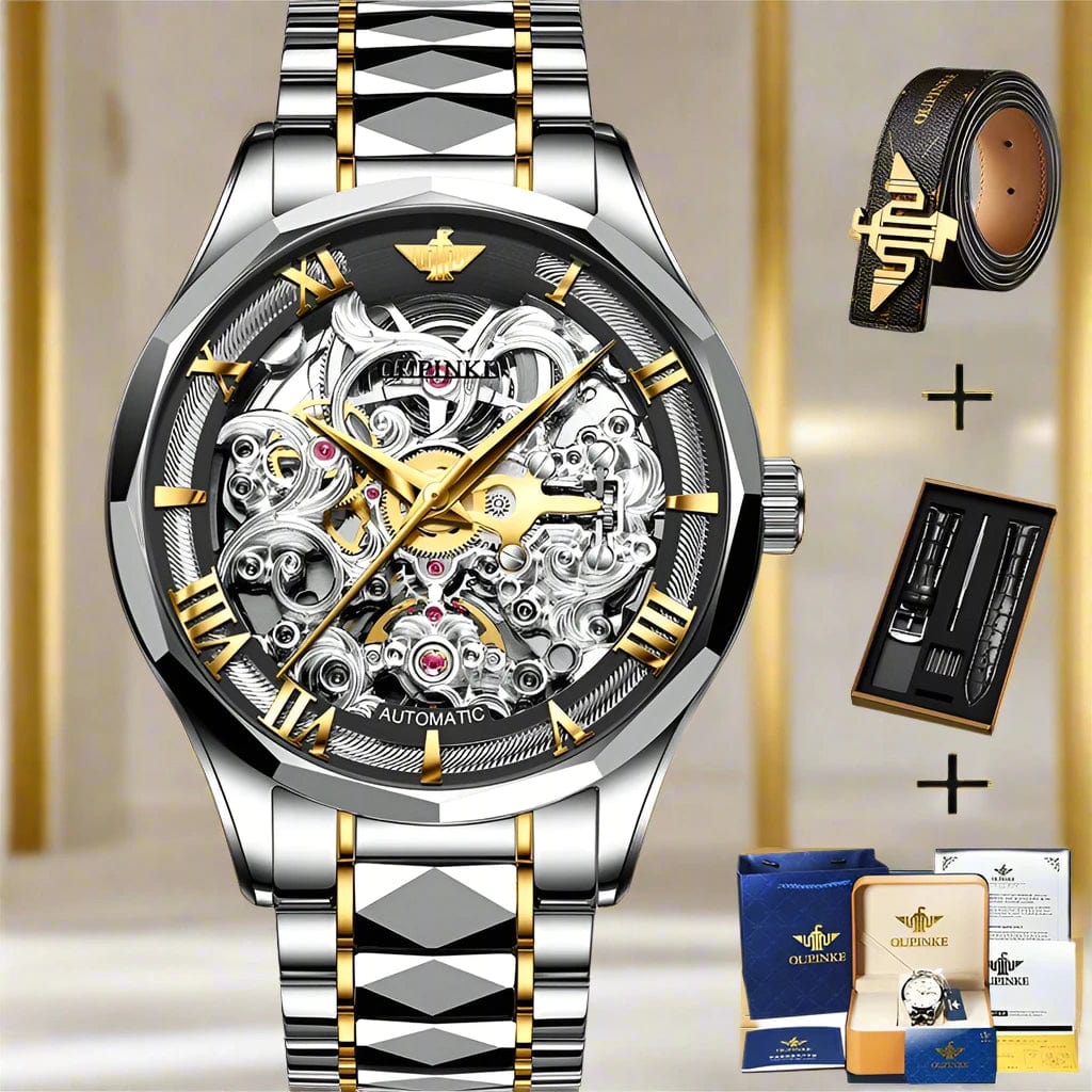 SPS - OUPINKE Luxury Men Mechanical Wristwatch