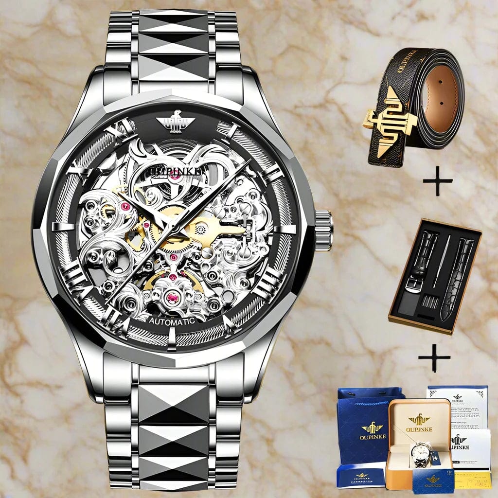 SPS - OUPINKE Luxury Men Mechanical Wristwatch