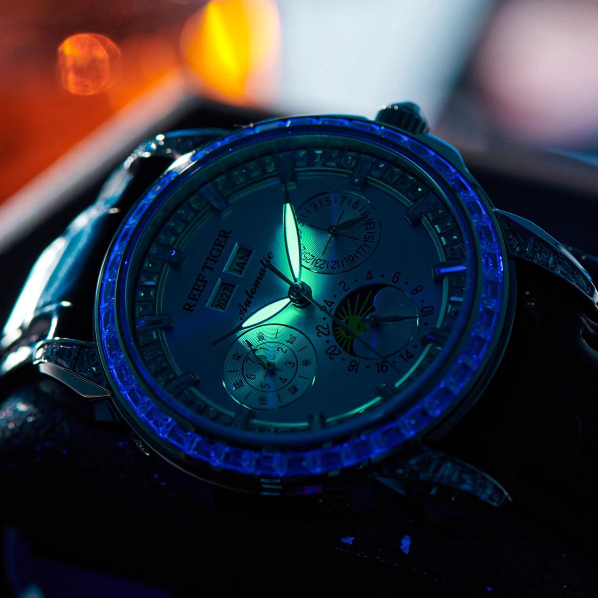 SPS - Reef Tiger MoonPhase Watch