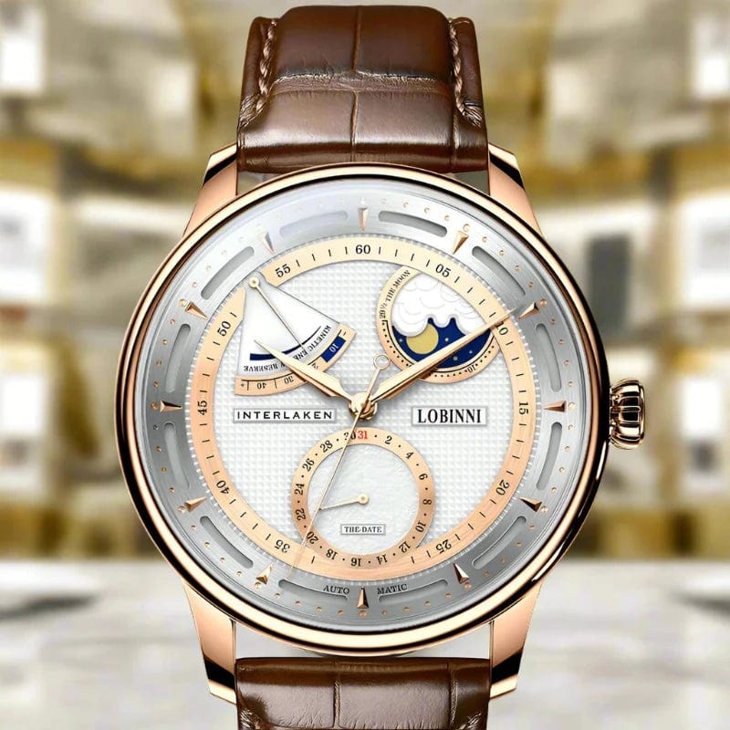 SPS - LOBINNI Luxury Moonphase Watch