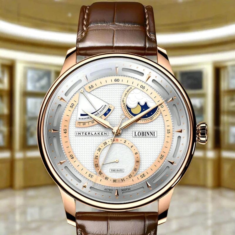 SPS - LOBINNI Luxury Moonphase Watch