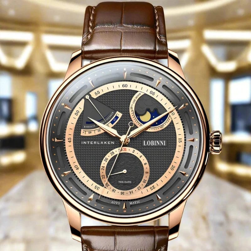 SPS - LOBINNI Luxury Moonphase Watch