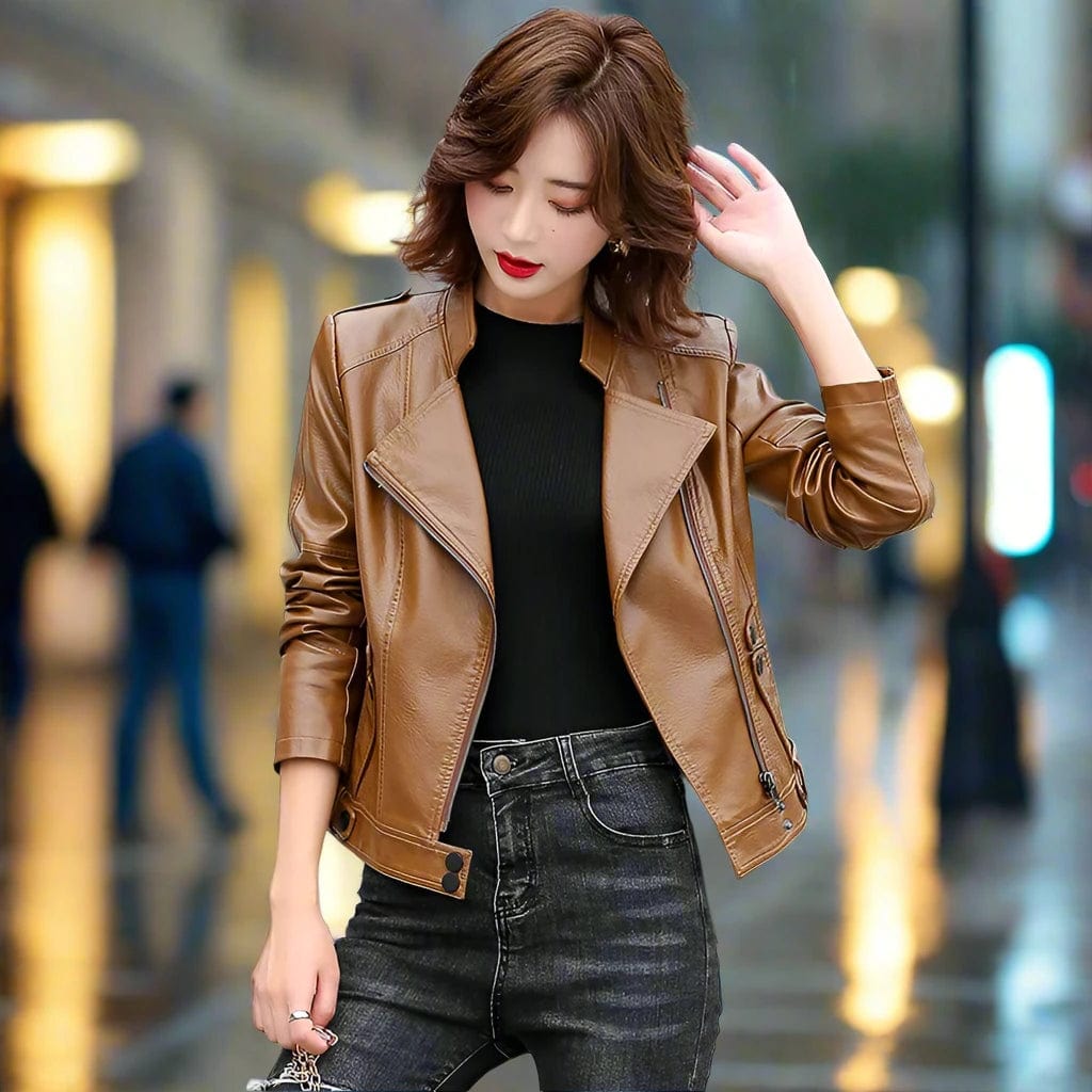 SPS - Women’s Slim Leather Jacket