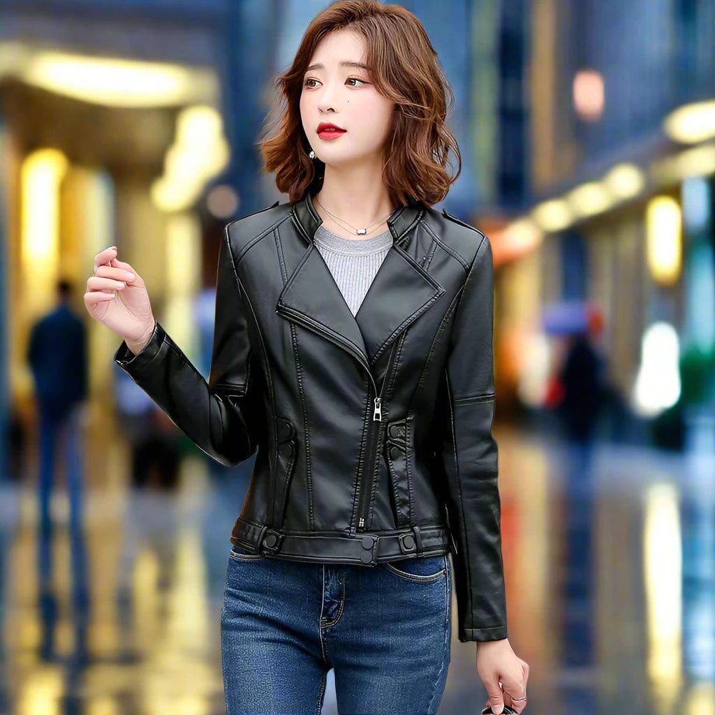 SPS - Women’s Slim Leather Jacket