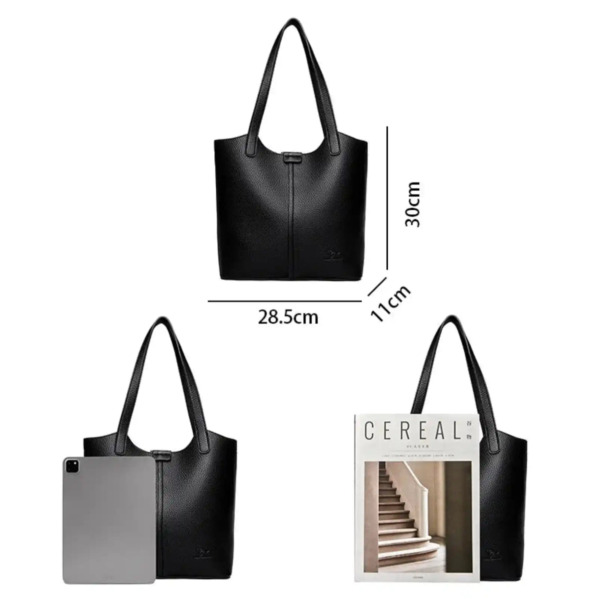 Soft Oxford Shoulder Tote Bag for Women – detail image 11