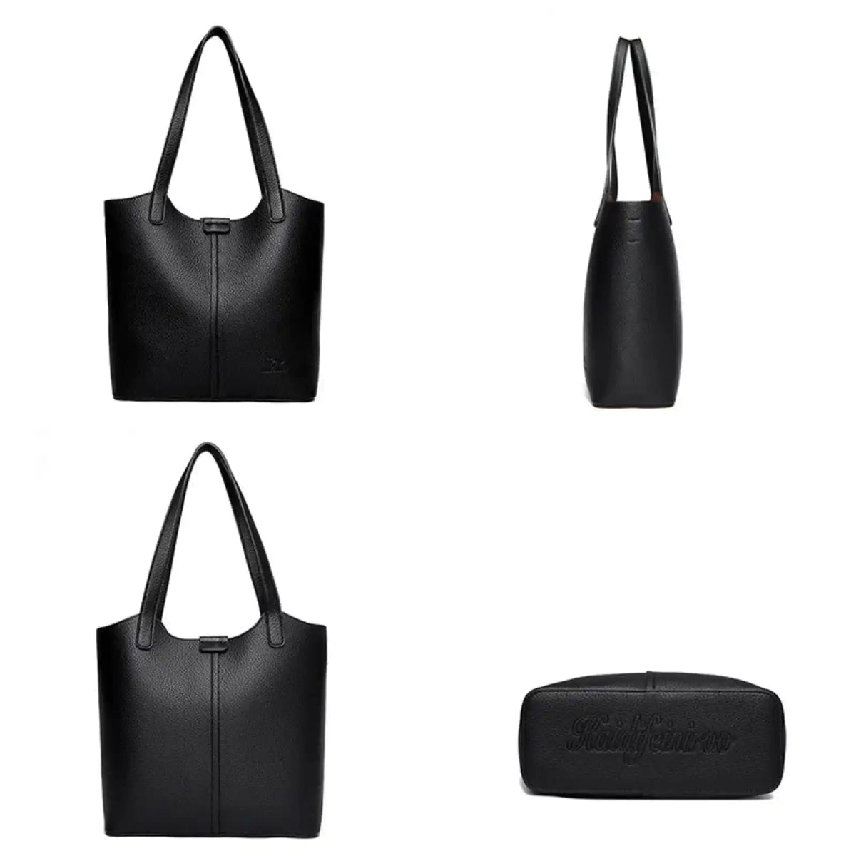 Soft Oxford Shoulder Tote Bag for Women – detail image 12