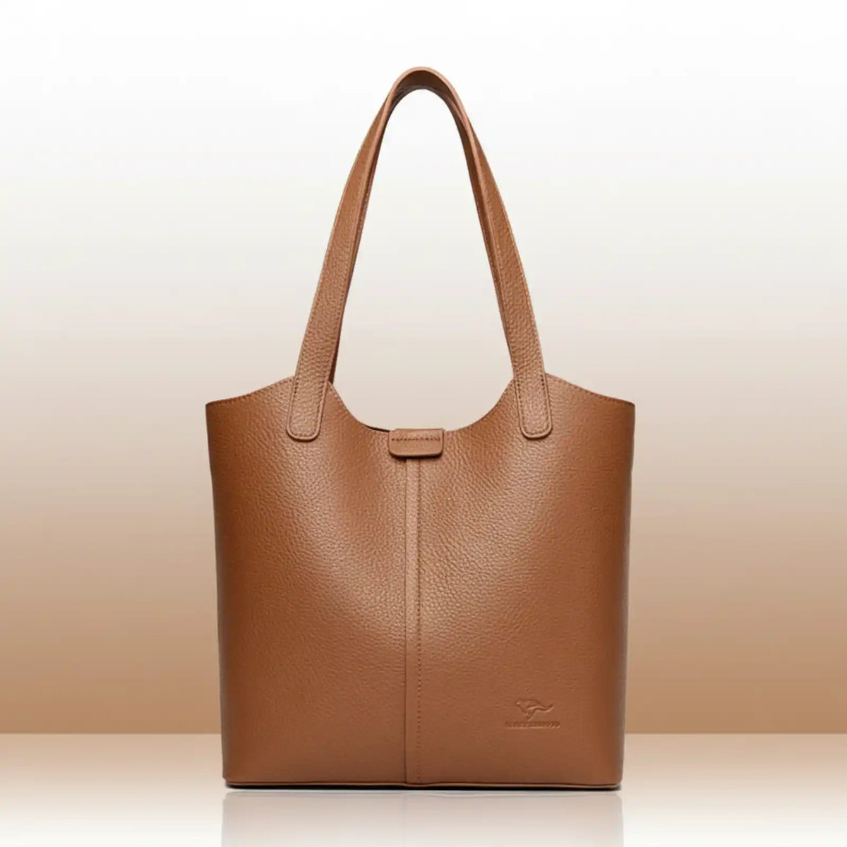 Soft Oxford Shoulder Tote Bag for Women in Yellow – product image 9