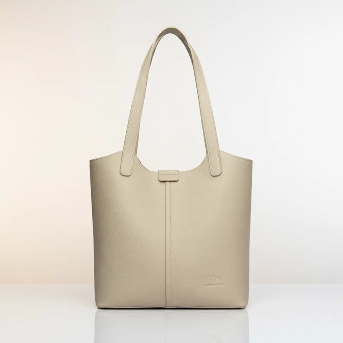 Soft Oxford Shoulder Tote Bag for Women in Beige – product image 16