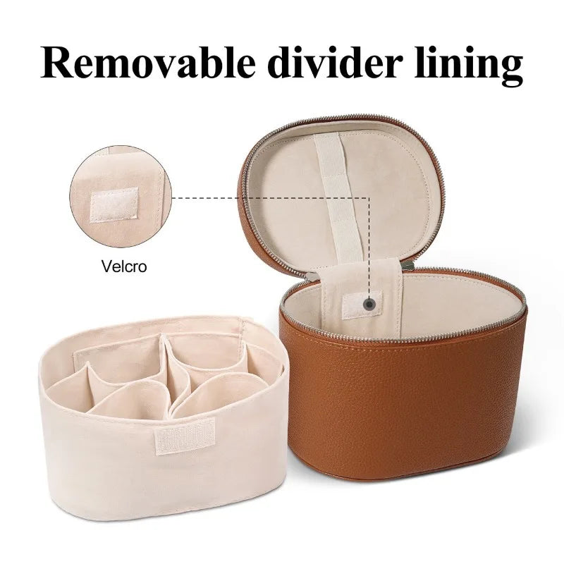 Structured PU Travel Cosmetic Organizer Bag – product image 1