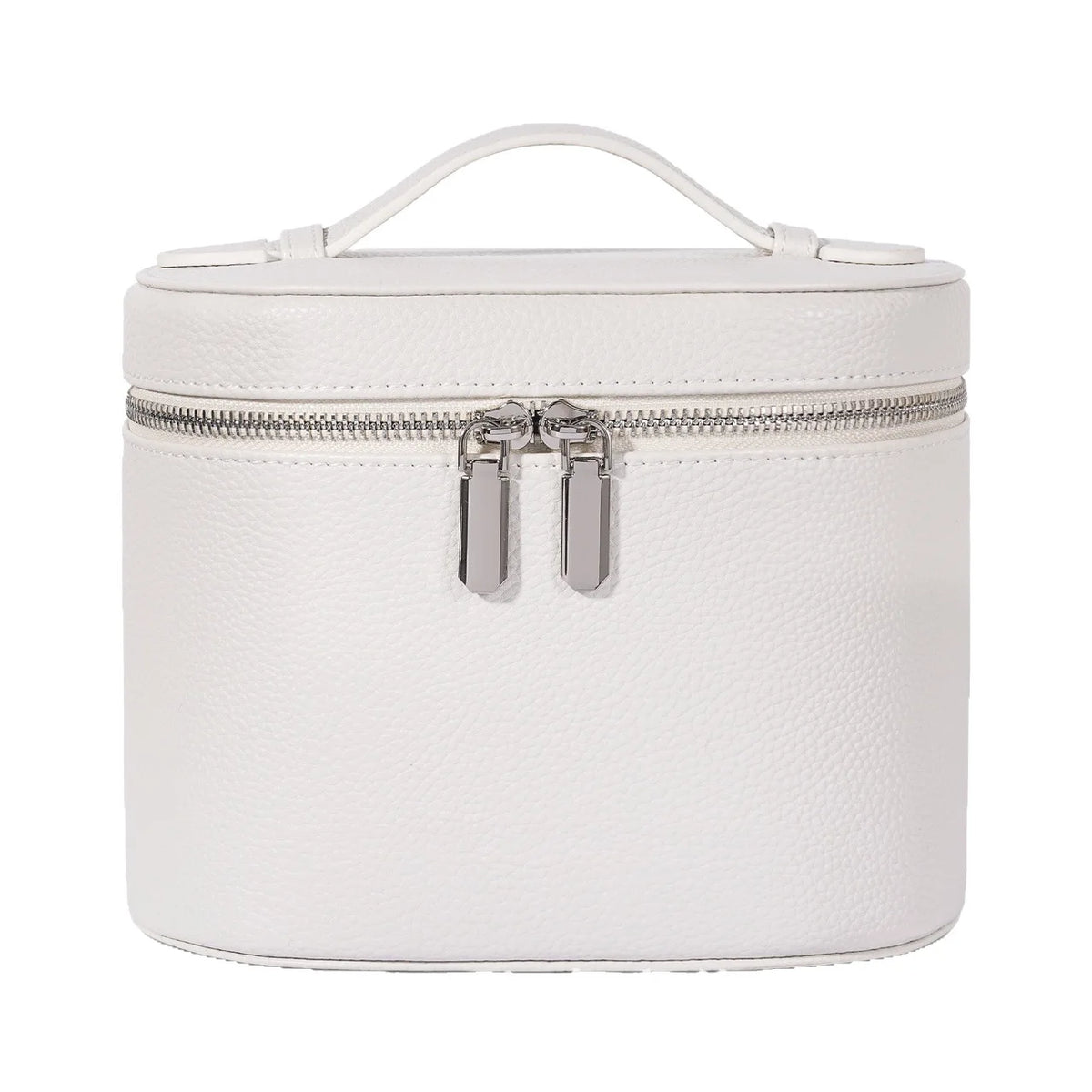 Structured PU Travel Cosmetic Organizer Bag in White / China Mainland – product image 7