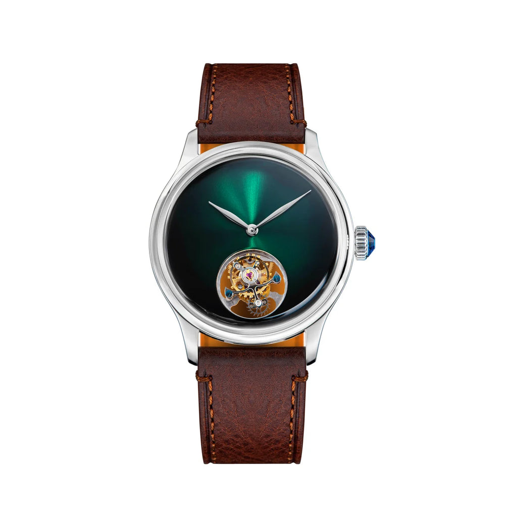 Sugess 411-2 Men’s Tourbillon Watch – S8000 Hand-Wind Sapphire Minimalist