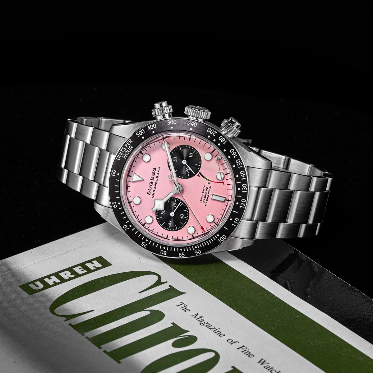 Sugess S457 Pilot Chronograph Men’s Watch – ST1907 Sapphire 10ATM Smash Price Shop Men's Watch