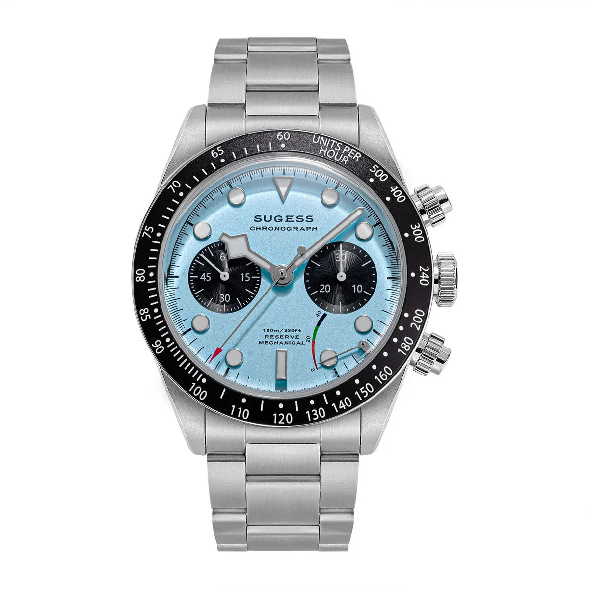 Sugess S457 Pilot Chronograph Men’s Watch – ST1907 Sapphire 10ATM Smash Price Shop Men's Watch