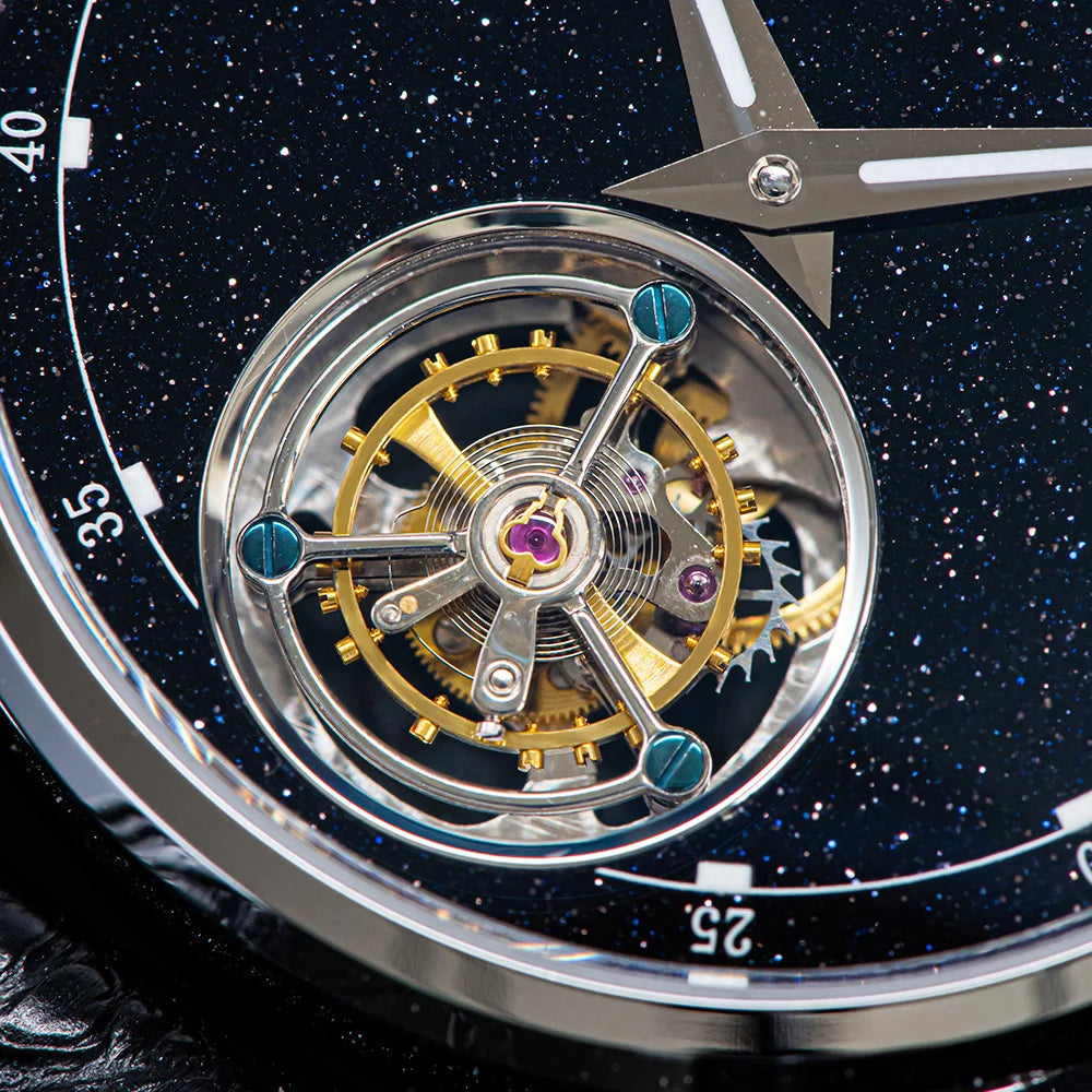 Sugess ST8230 Blue Stone Tourbillon Men’s Watch – Sapphire Mechanical Luxury Smash Price Shop Men's Watch