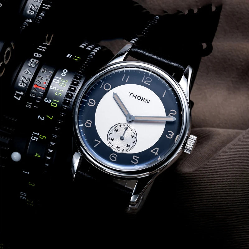 THORN SHY021 Men’s Retro Quartz Watch – Luminous, 5ATM Waterproof