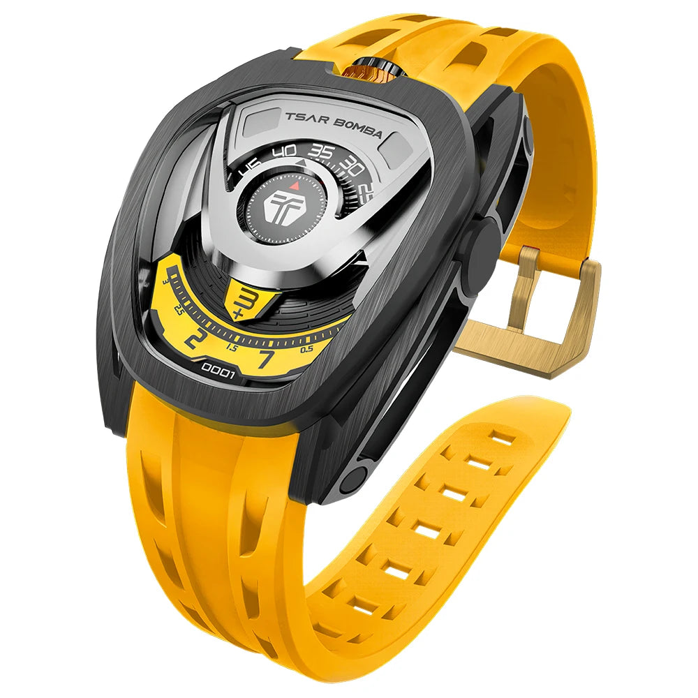 TSAR BOMBA TB8213 Automatic Sport Watch – Sapphire 100M Smash Price Shop Men's Watch