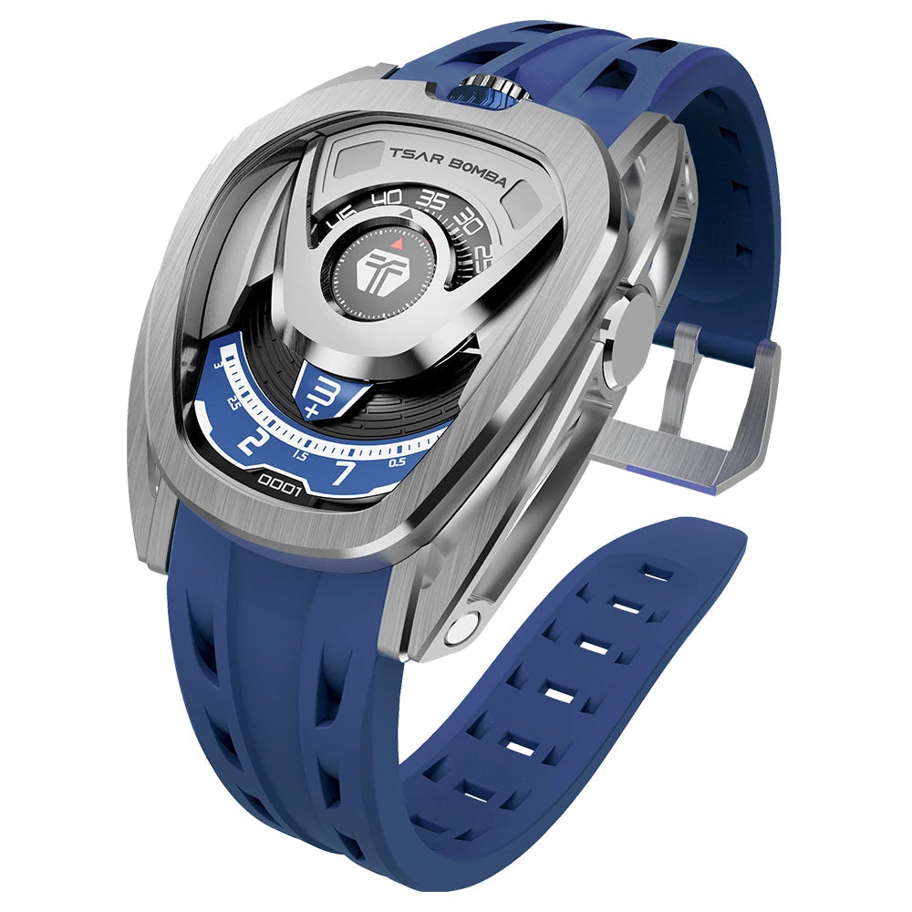 TSAR BOMBA TB8213 Automatic Sport Watch – Sapphire 100M Smash Price Shop Men's Watch