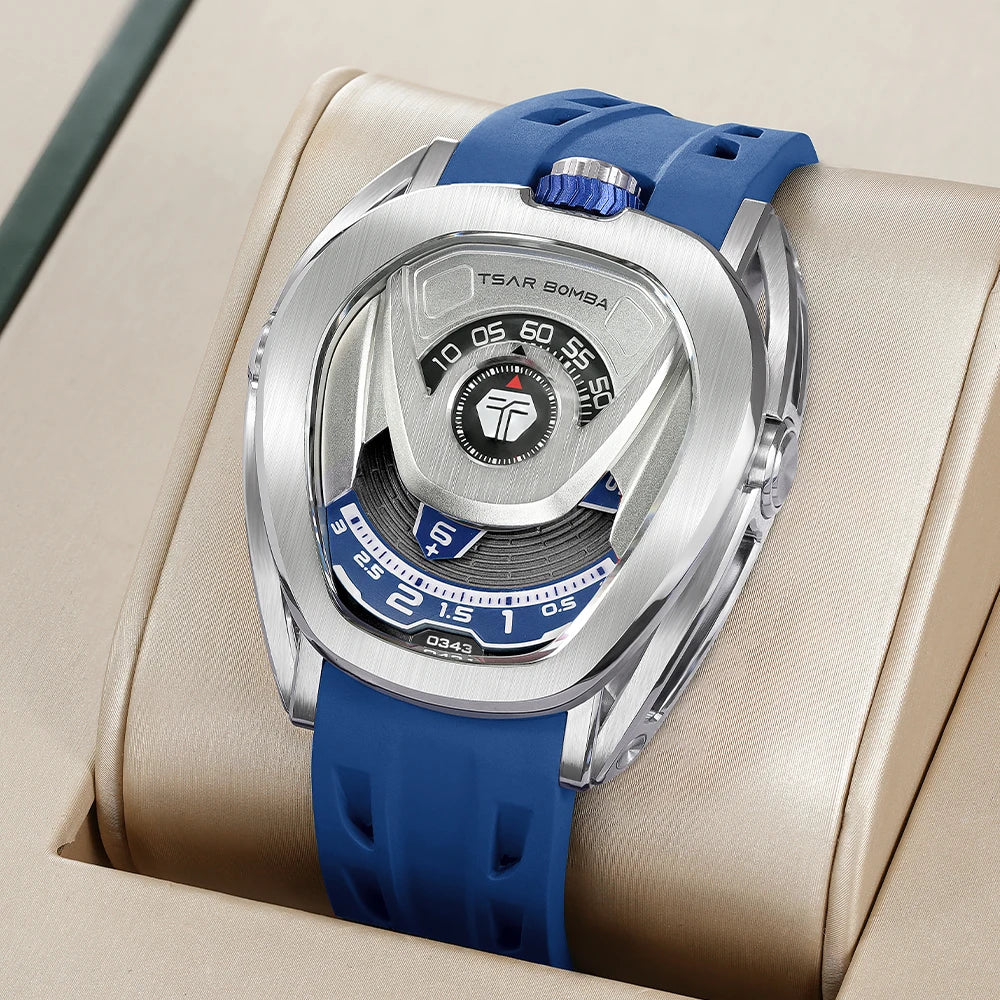 TSAR BOMBA TB8213 Automatic Sport Watch – Sapphire 100M Smash Price Shop Men's Watch