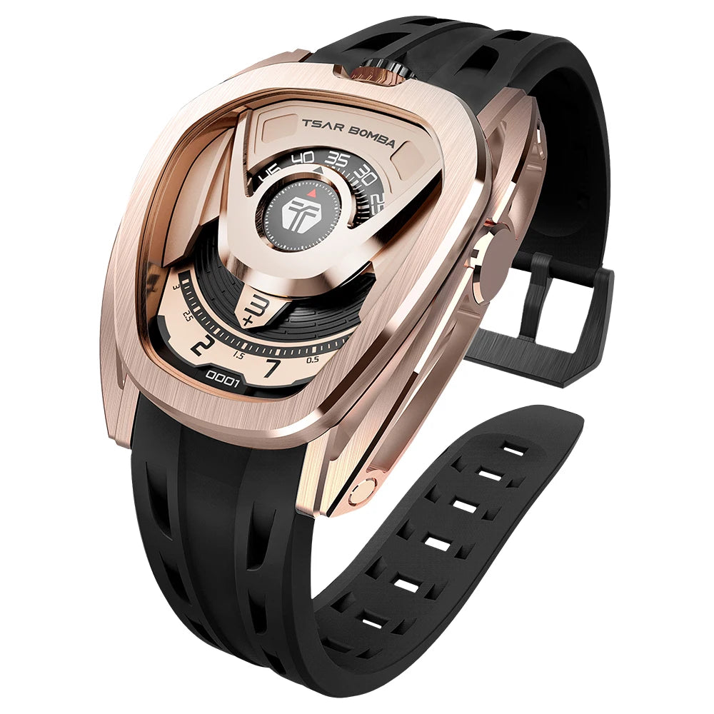 TSAR BOMBA TB8213 Automatic Sport Watch – Sapphire 100M Smash Price Shop Men's Watch