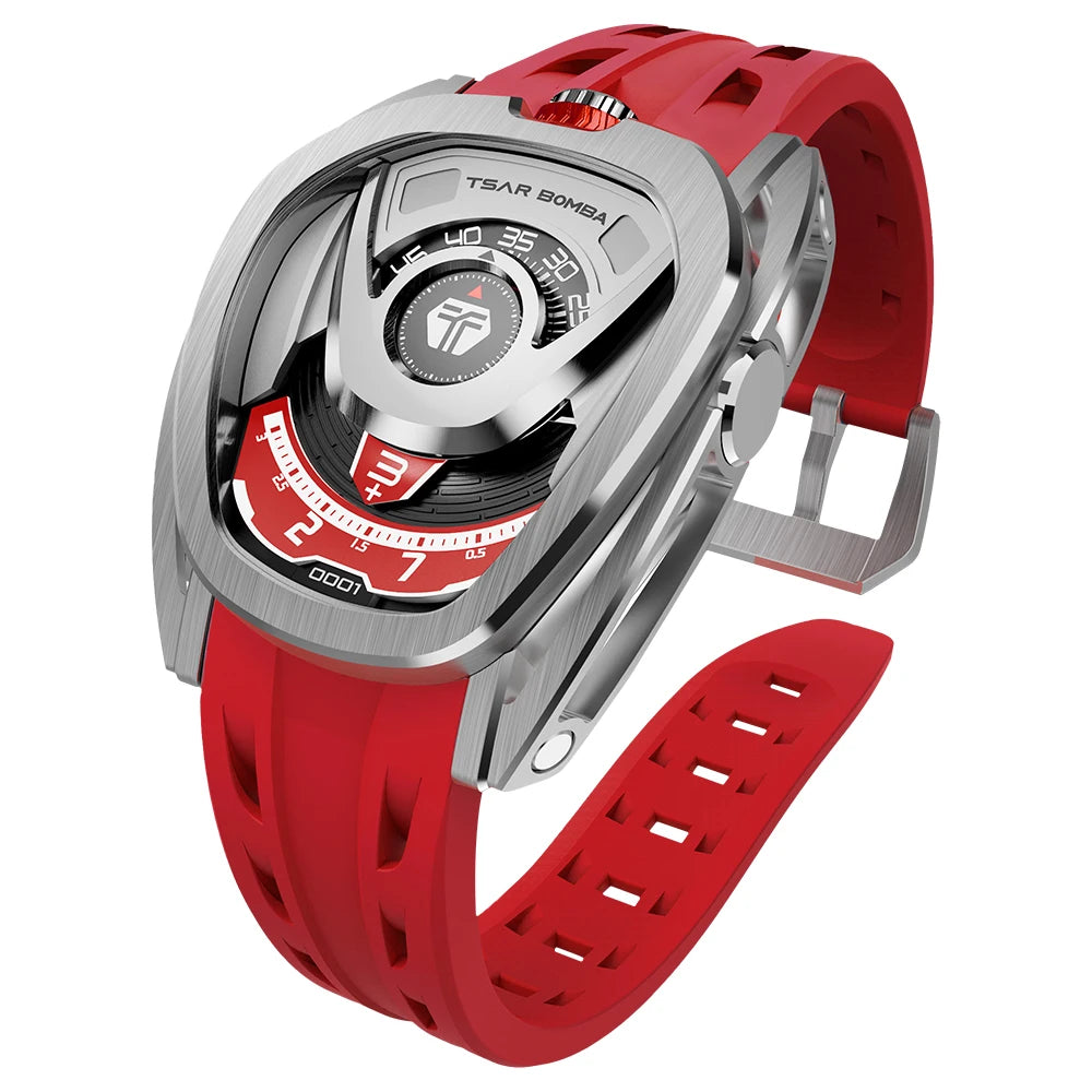 TSAR BOMBA TB8213 Automatic Sport Watch – Sapphire 100M Smash Price Shop Men's Watch